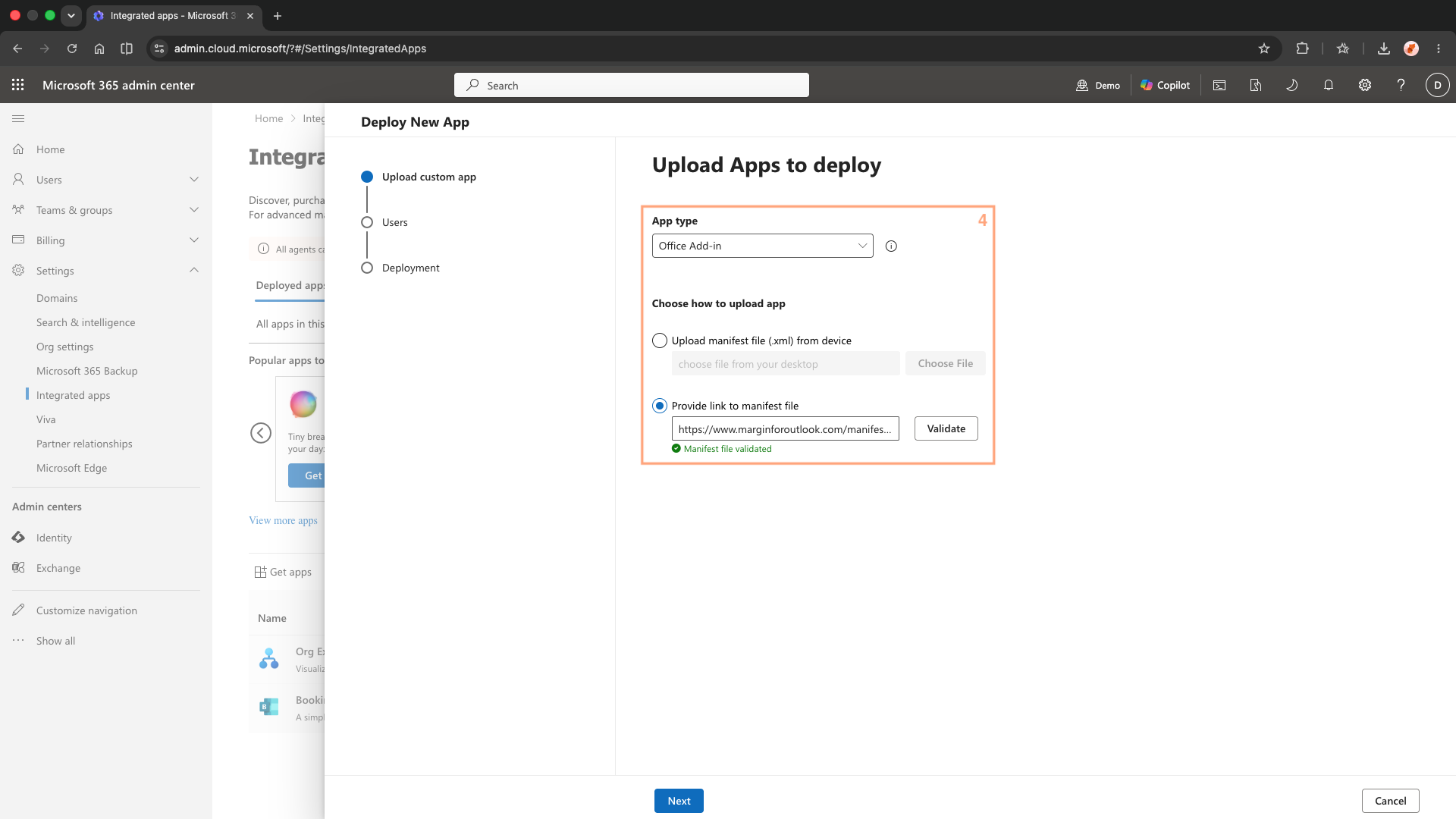 Deploy to your organization — screenshot 2 of 7