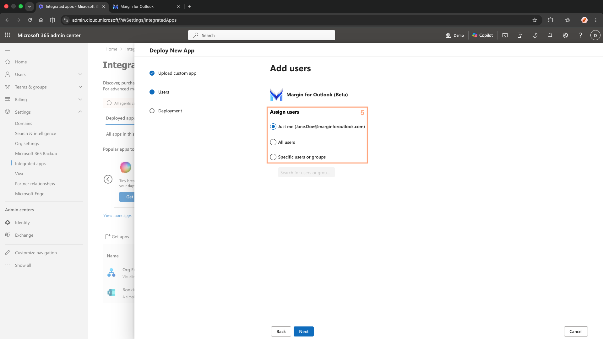 Deploy to your organization — screenshot 3 of 7