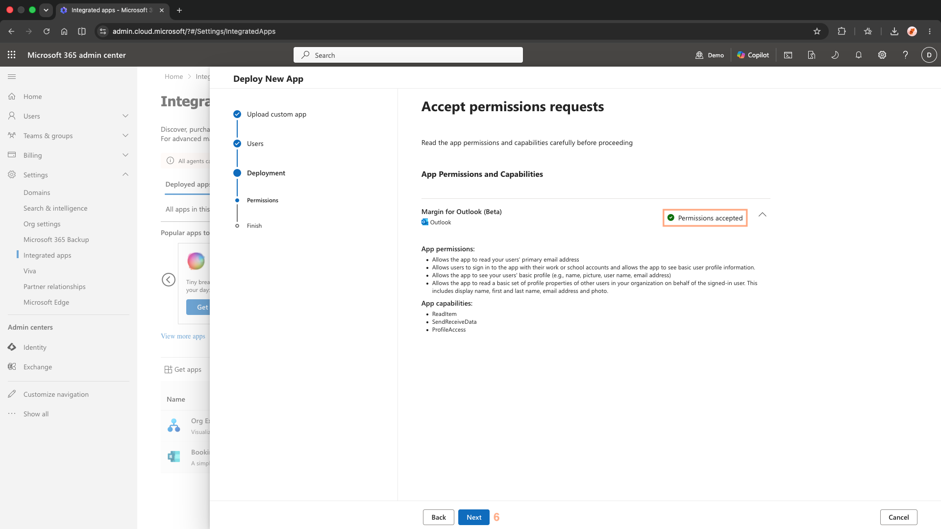 Deploy to your organization — screenshot 5 of 7