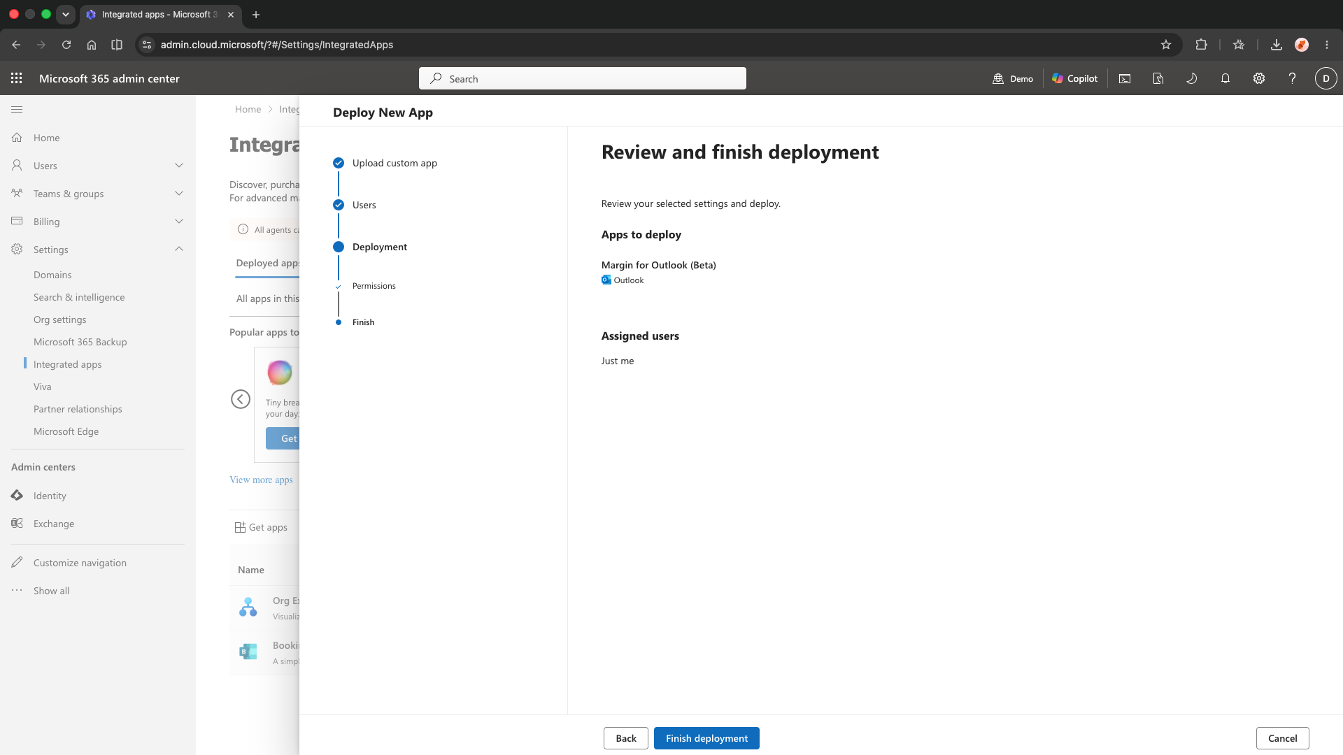Deploy to your organization — screenshot 6 of 7
